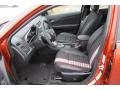 Black/Silver/Red 2012 Dodge Avenger R/T Interior Color