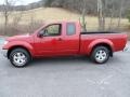  2010 Frontier SE V6 King Cab 4x4 Red Brick