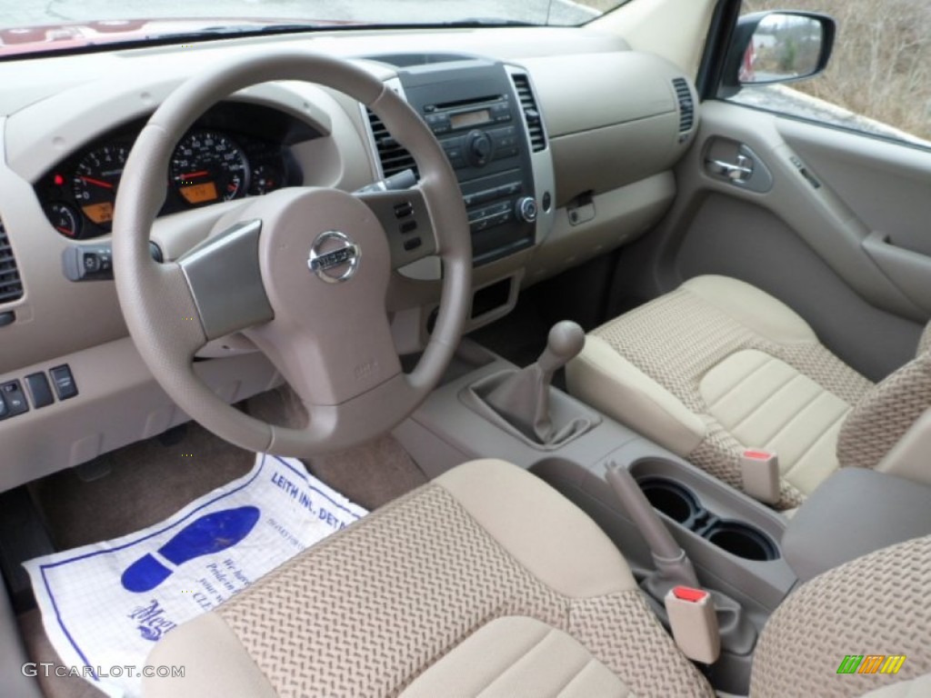 2010 Nissan Frontier SE V6 King Cab 4x4 Interior Color Photos