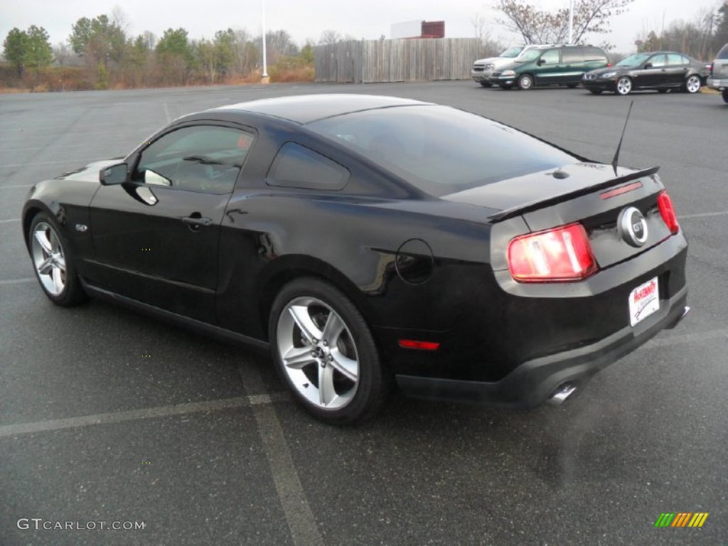 2011 Mustang GT Premium Coupe - Ebony Black / Charcoal Black photo #3
