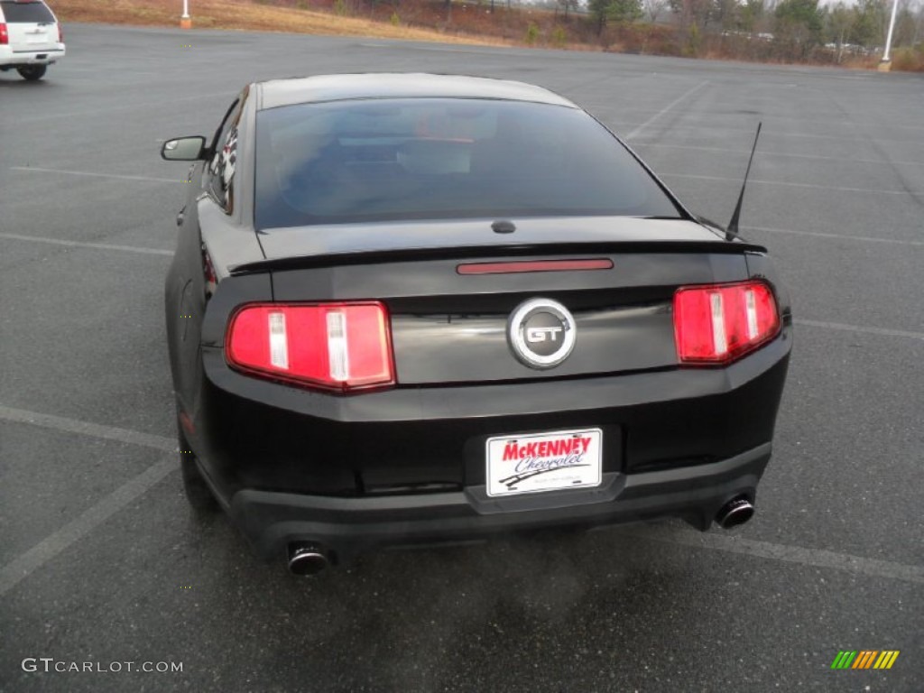 2011 Mustang GT Premium Coupe - Ebony Black / Charcoal Black photo #4