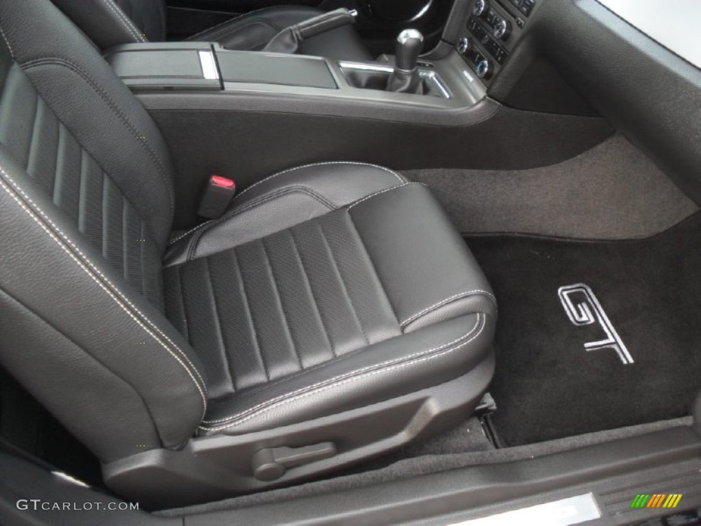 2011 Mustang GT Premium Coupe - Ebony Black / Charcoal Black photo #18