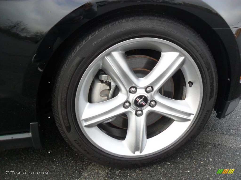 2011 Mustang GT Premium Coupe - Ebony Black / Charcoal Black photo #22