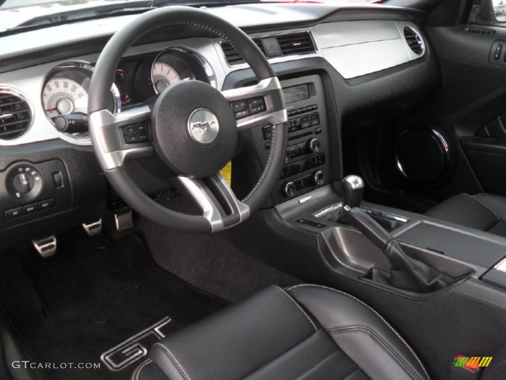 2011 Mustang GT Premium Coupe - Ebony Black / Charcoal Black photo #24