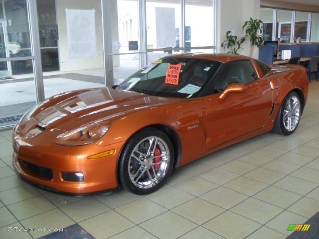 Atomic Orange Metallic 2008 Chevrolet Corvette Z06 Exterior Photo #59474090