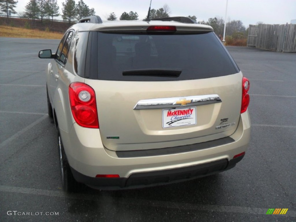 2012 Equinox LT - Gold Mist Metallic / Jet Black photo #3