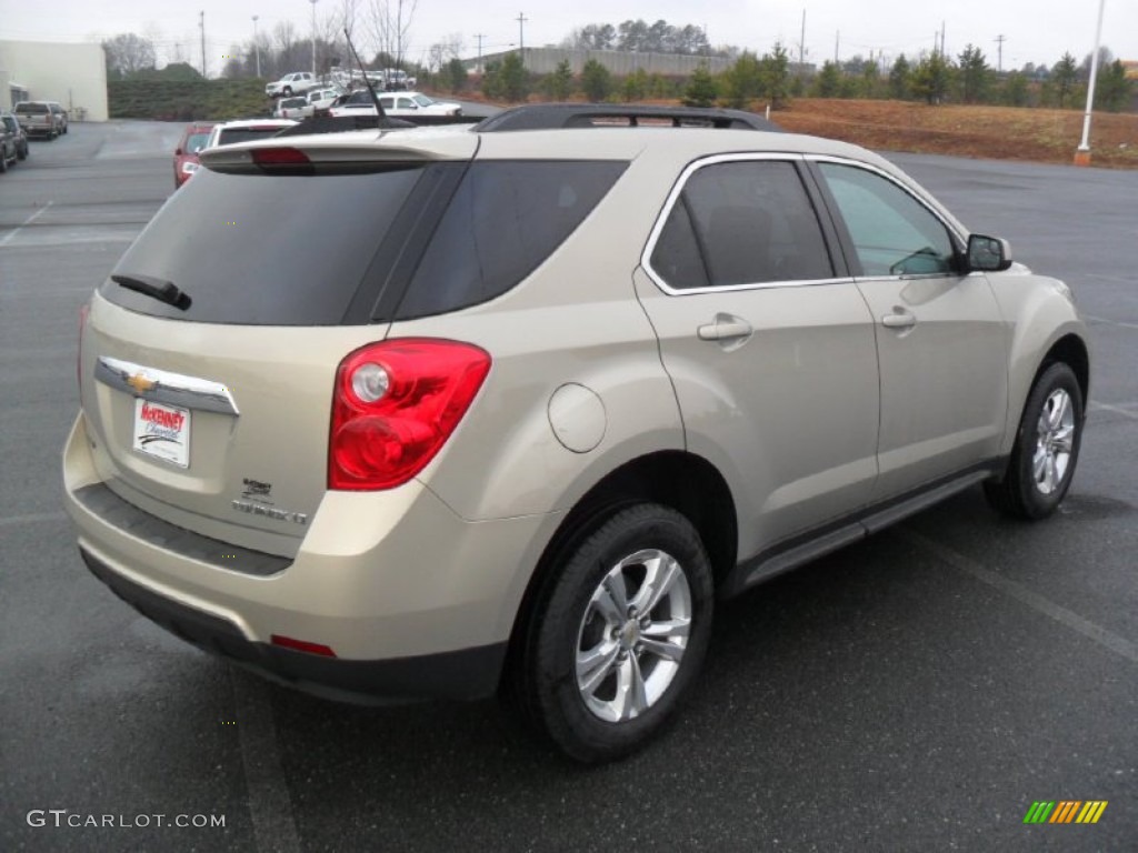 2012 Equinox LT - Gold Mist Metallic / Jet Black photo #4