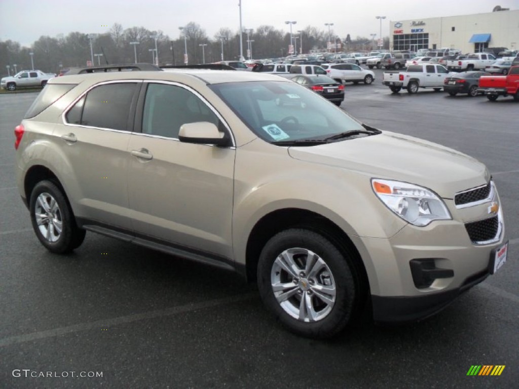 2012 Equinox LT - Gold Mist Metallic / Jet Black photo #5