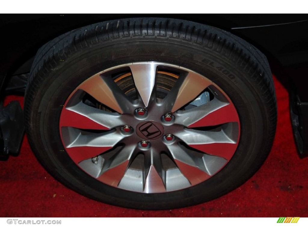 2010 Civic EX Coupe - Crystal Black Pearl / Black photo #8