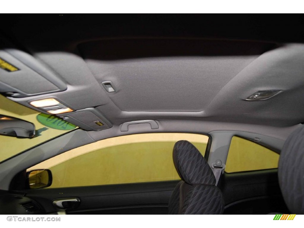 2010 Civic EX Coupe - Crystal Black Pearl / Black photo #12