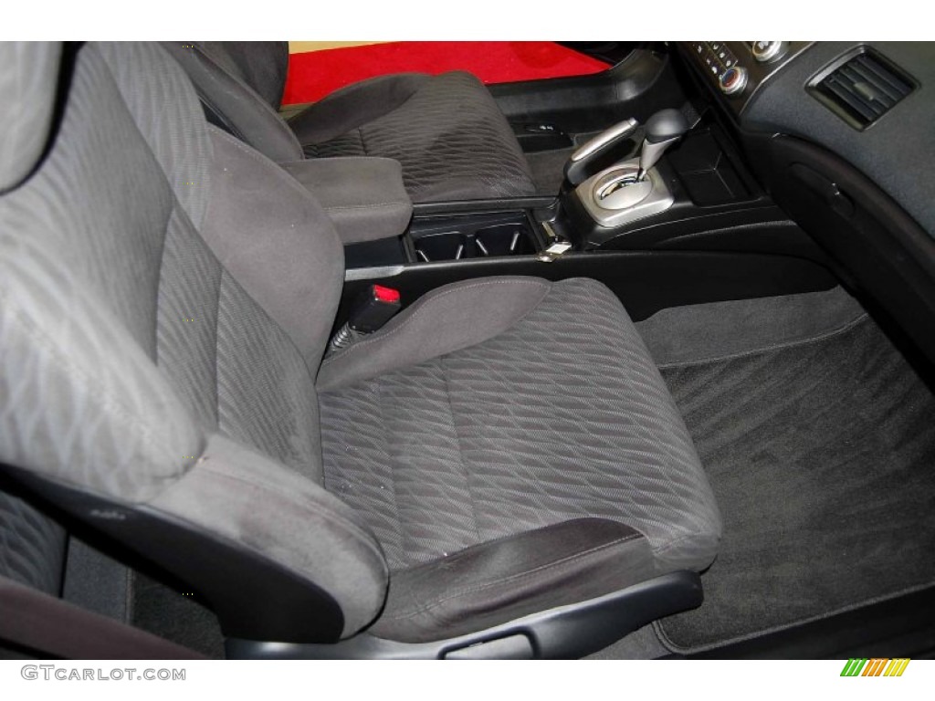 2010 Civic EX Coupe - Crystal Black Pearl / Black photo #17