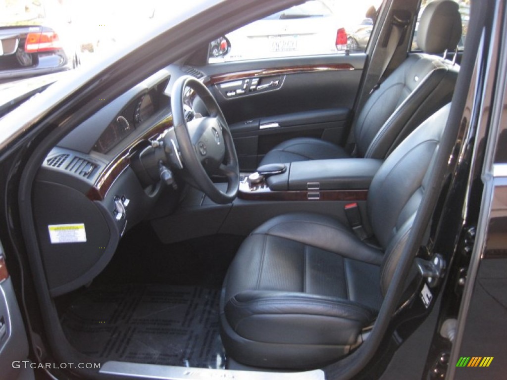 2008 S 63 AMG Sedan - Black / Black photo #20