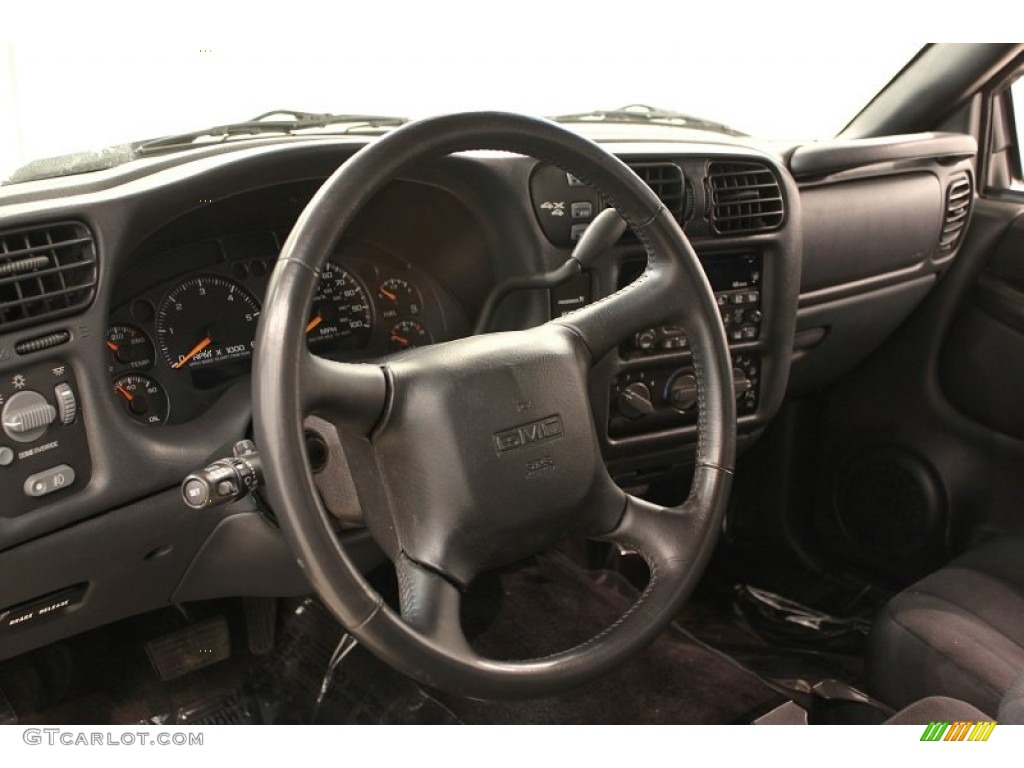 2003 GMC Sonoma SLS Extended Cab 4x4 Graphite Dashboard Photo #59476618
