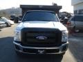 2011 Oxford White Ford F350 Super Duty XL Regular Cab Chassis Dump Truck  photo #3