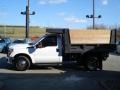 2011 Oxford White Ford F350 Super Duty XL Regular Cab Chassis Dump Truck  photo #5