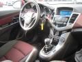 Jet Black/Sport Red 2012 Chevrolet Cruze LT/RS Dashboard