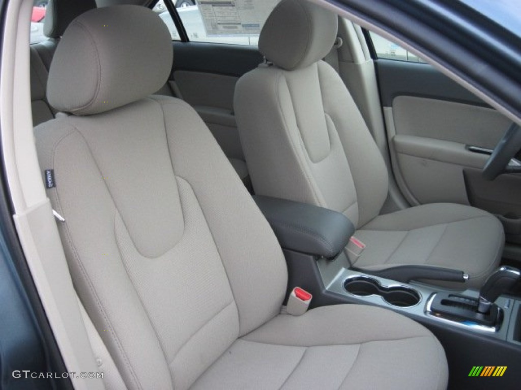 Medium Light Stone Interior 2012 Ford Fusion Hybrid Photo #59479804