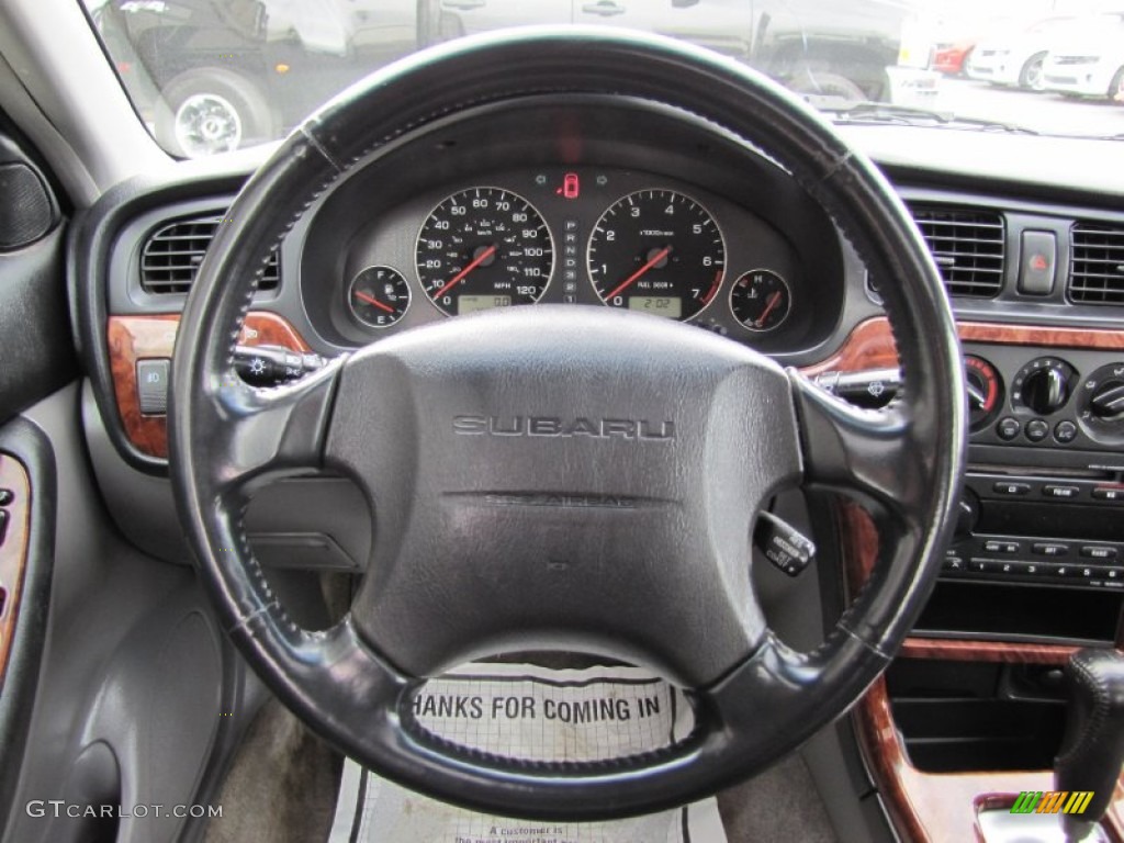 2004 Subaru Outback Limited Sedan Beige Steering Wheel Photo 59480892