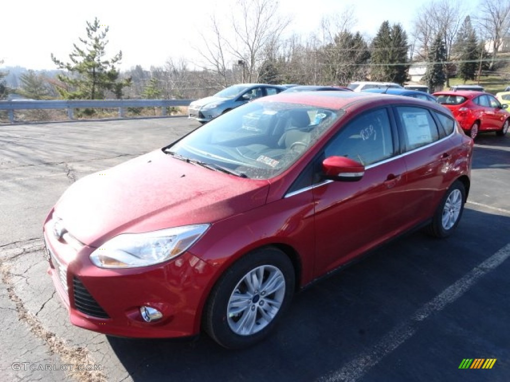 2012 Focus SEL 5-Door - Red Candy Metallic / Charcoal Black photo #5