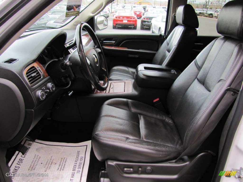 Ebony Interior 2007 Chevrolet Suburban 1500 LTZ 4x4 Photo #59481829