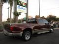 2008 Dark Toreador Red Ford F350 Super Duty King Ranch Crew Cab Dually  photo #5