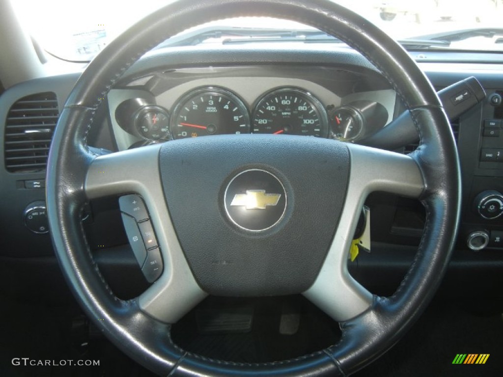 2008 Silverado 1500 LT Crew Cab - Blue Granite Metallic / Ebony photo #14