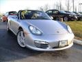 Arctic Silver Metallic 2009 Porsche Boxster 