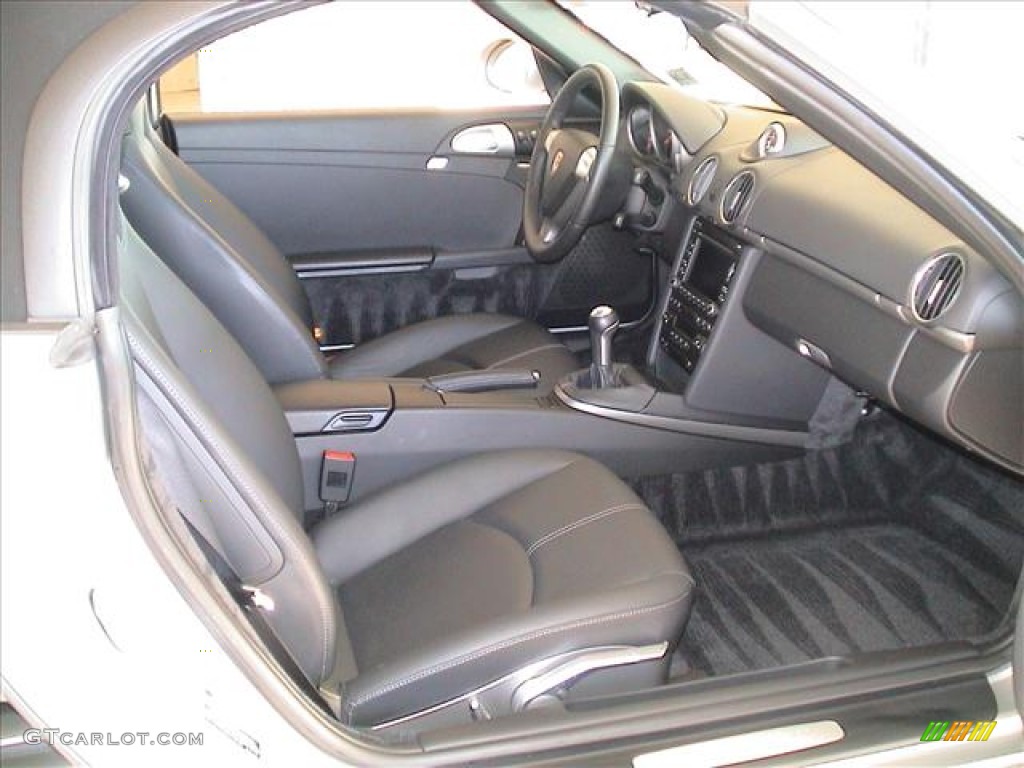 Black Interior 2009 Porsche Boxster Standard Boxster Model Photo #59483473