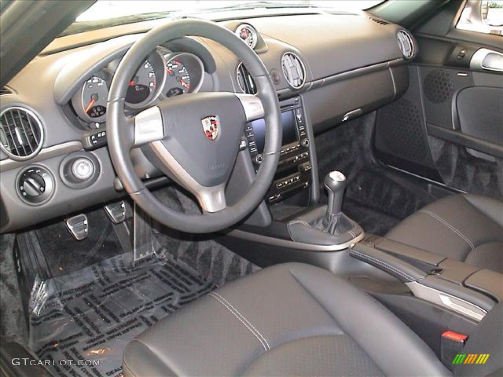 Black Interior 2009 Porsche Boxster Standard Boxster Model Photo #59483501