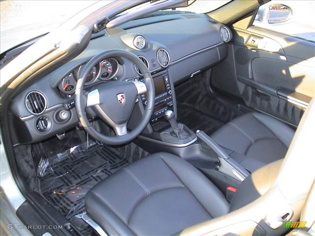 Black Interior 2009 Porsche Boxster Standard Boxster Model Photo #59483791