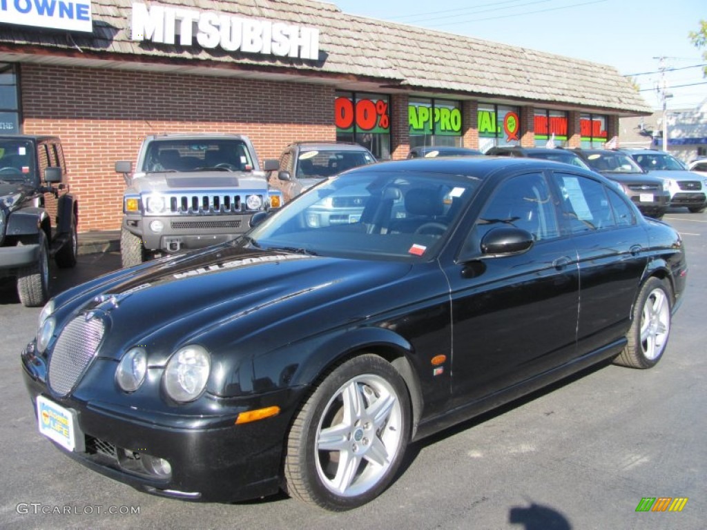 2003 S-Type R - Anthracite Pearl / Charcoal photo #1