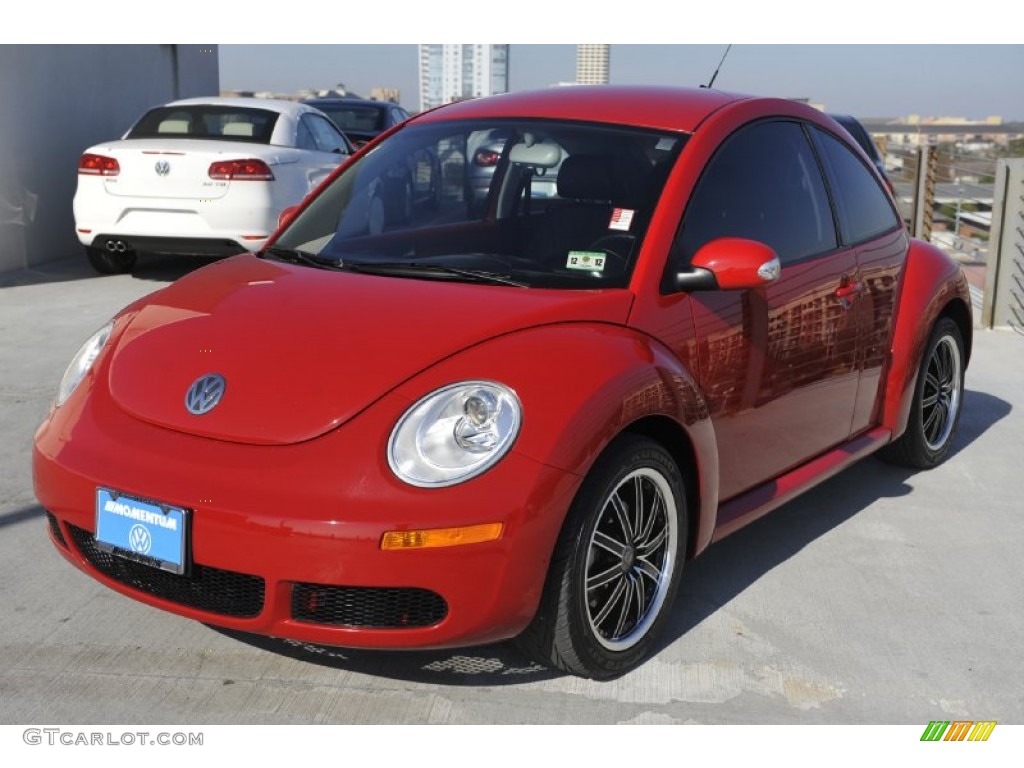 2009 New Beetle 2.5 Coupe - Salsa Red / Black photo #3