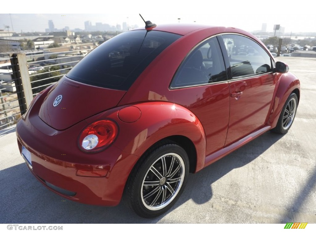 2009 New Beetle 2.5 Coupe - Salsa Red / Black photo #7