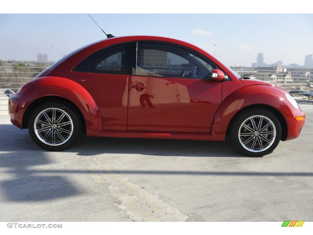 2009 New Beetle 2.5 Coupe - Salsa Red / Black photo #10