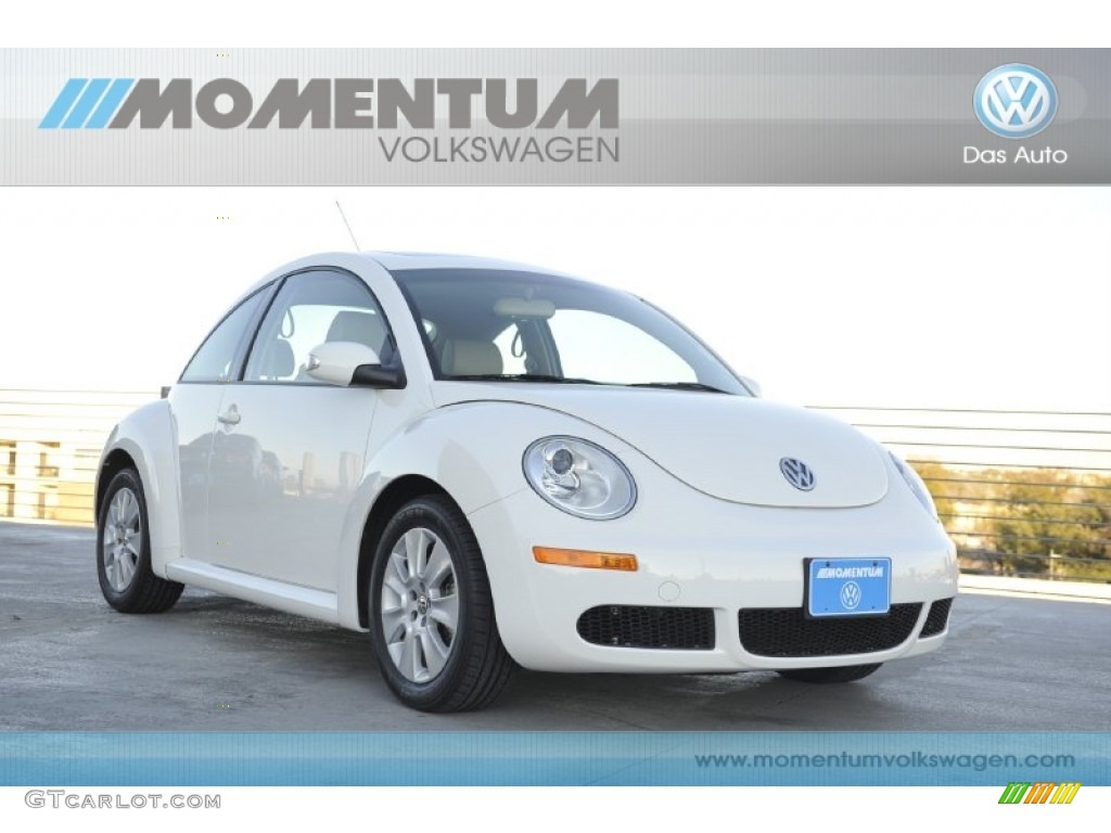 Candy White Volkswagen New Beetle