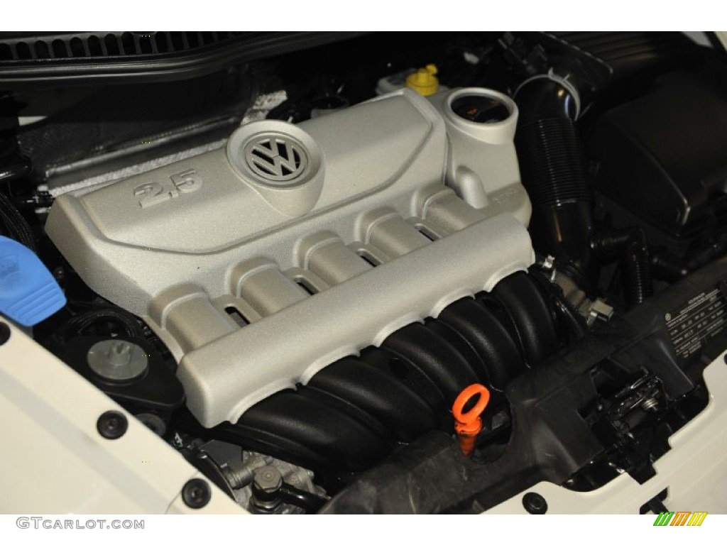 2009 Volkswagen New Beetle 2.5 Coupe 2.5 Liter DOHC 20-Valve 5 Cylinder Engine Photo #59485116