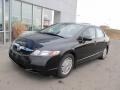 Crystal Black Pearl - Civic Hybrid Sedan Photo No. 2