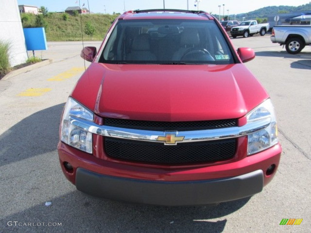 2006 Equinox LT AWD - Salsa Red Metallic / Light Gray photo #11