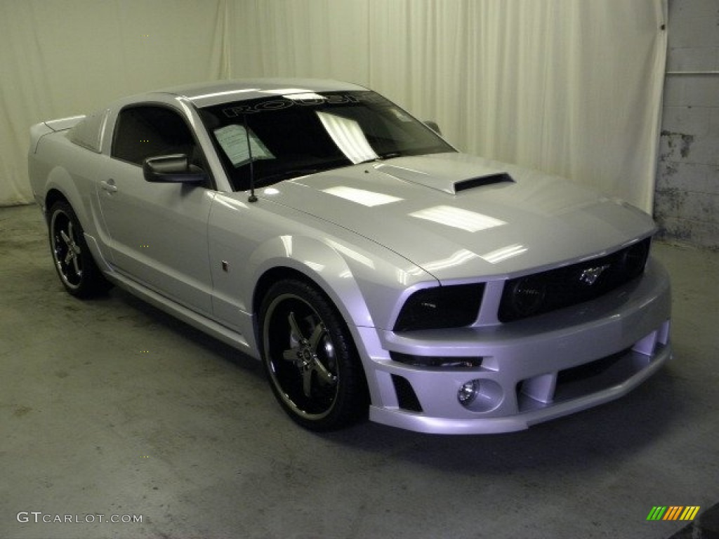 2006 Mustang Roush Stage 1 Coupe - Satin Silver Metallic / Dark Charcoal photo #1
