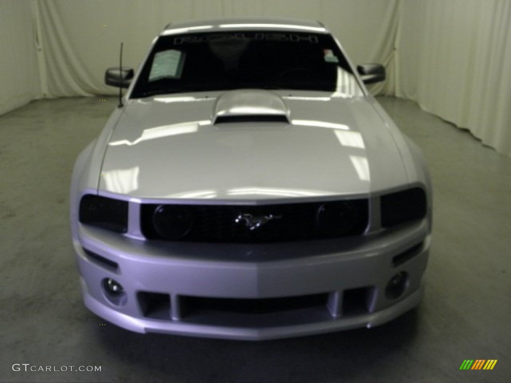 2006 Mustang Roush Stage 1 Coupe - Satin Silver Metallic / Dark Charcoal photo #2
