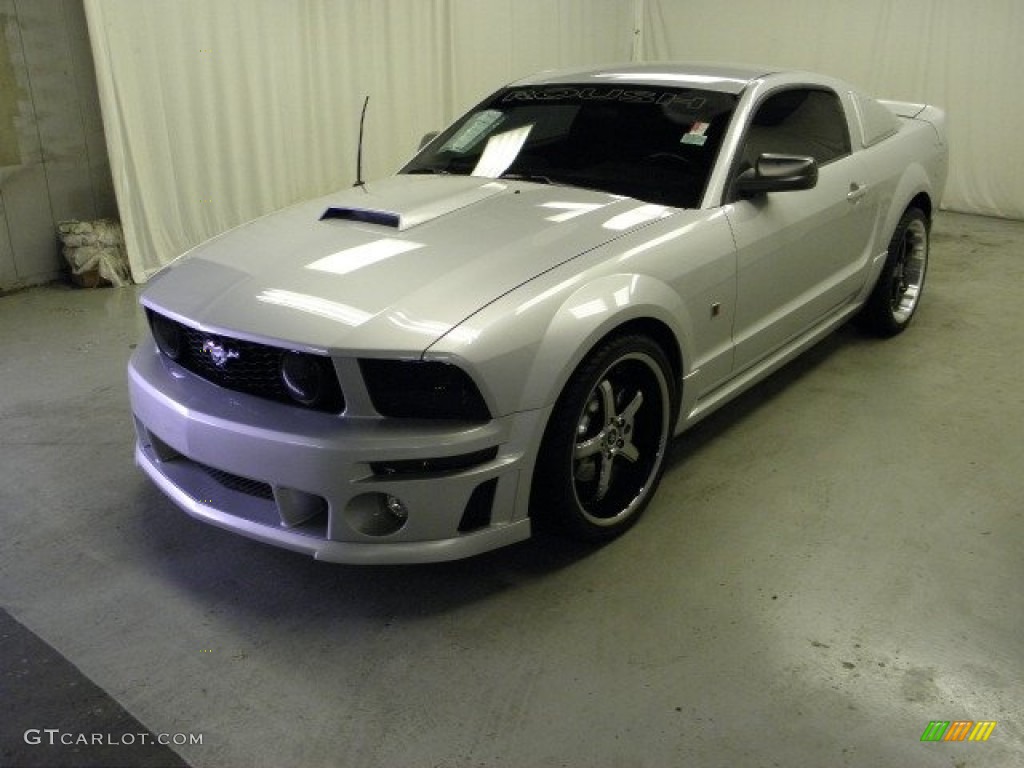 2006 Mustang Roush Stage 1 Coupe - Satin Silver Metallic / Dark Charcoal photo #3