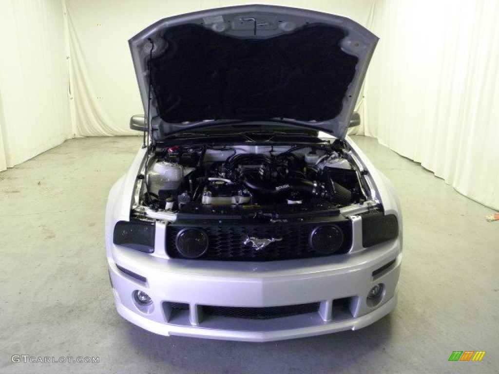 2006 Mustang Roush Stage 1 Coupe - Satin Silver Metallic / Dark Charcoal photo #25
