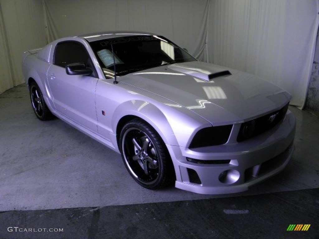 2006 Mustang Roush Stage 1 Coupe - Satin Silver Metallic / Dark Charcoal photo #29