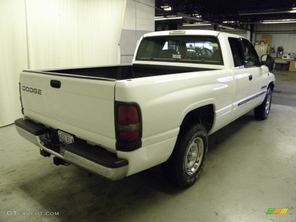 2001 Ram 1500 SLT Club Cab - Bright White / Mist Gray photo #14