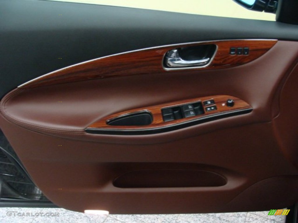 2008 Infiniti EX 35 Journey AWD Chestnut Door Panel Photo #59486900