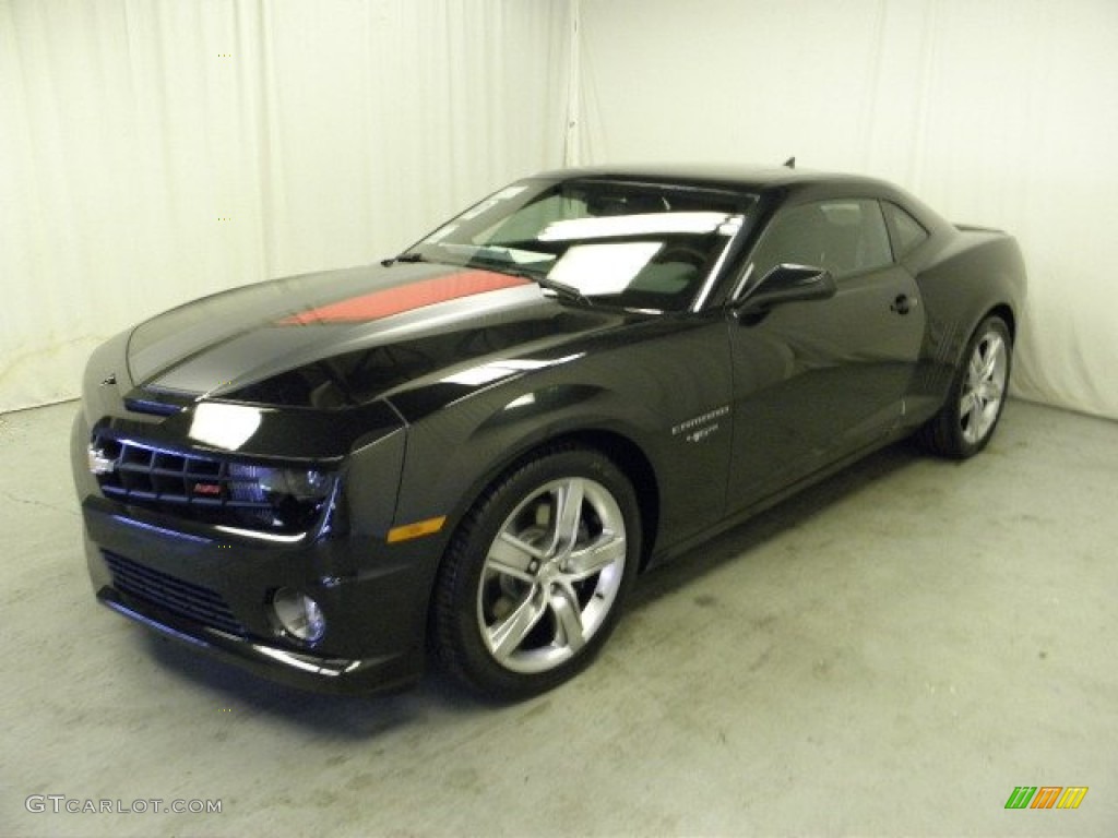 Carbon Flash Metallic 2012 Chevrolet Camaro SS 45th Anniversary Edition Coupe Exterior Photo #59486924