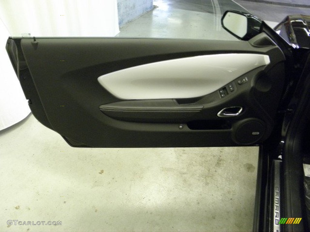 2012 Chevrolet Camaro SS 45th Anniversary Edition Coupe Jet Black Door Panel Photo #59487026