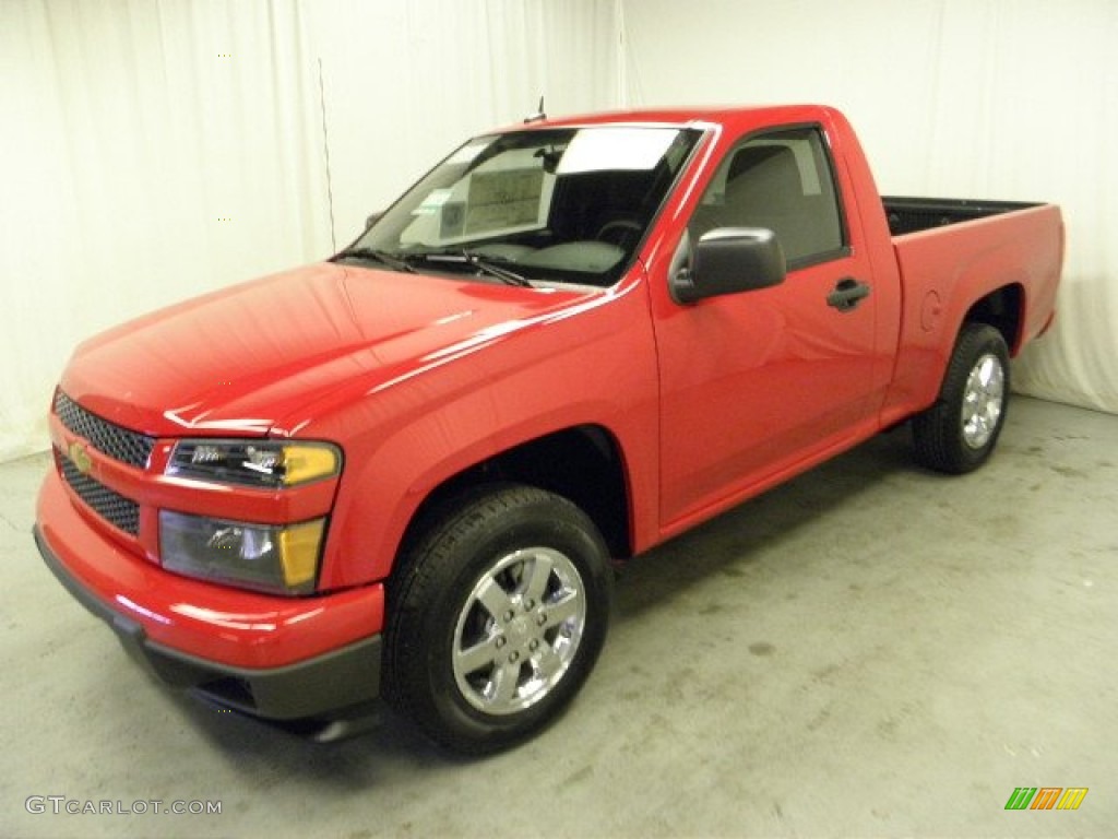 Victory Red 2012 Chevrolet Colorado LT Regular Cab Exterior Photo #59487347