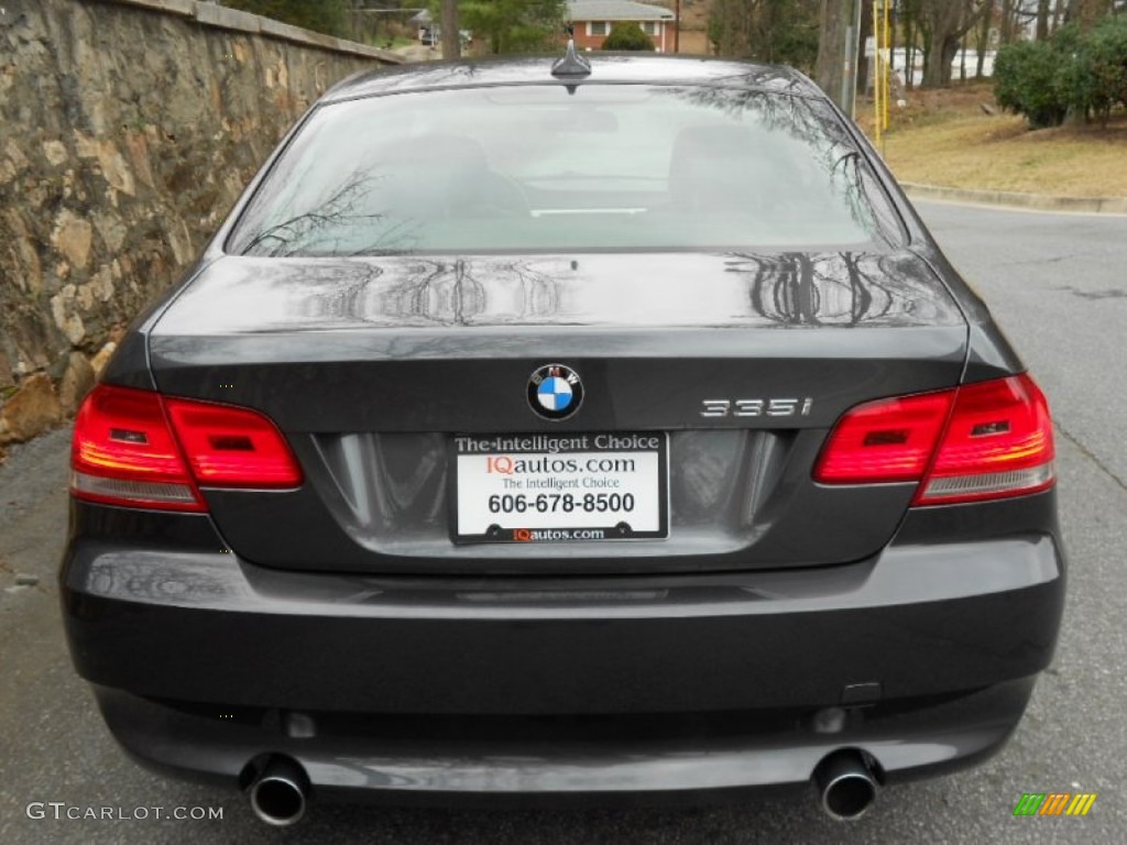 2008 3 Series 335i Coupe - Sparkling Graphite Metallic / Black photo #6
