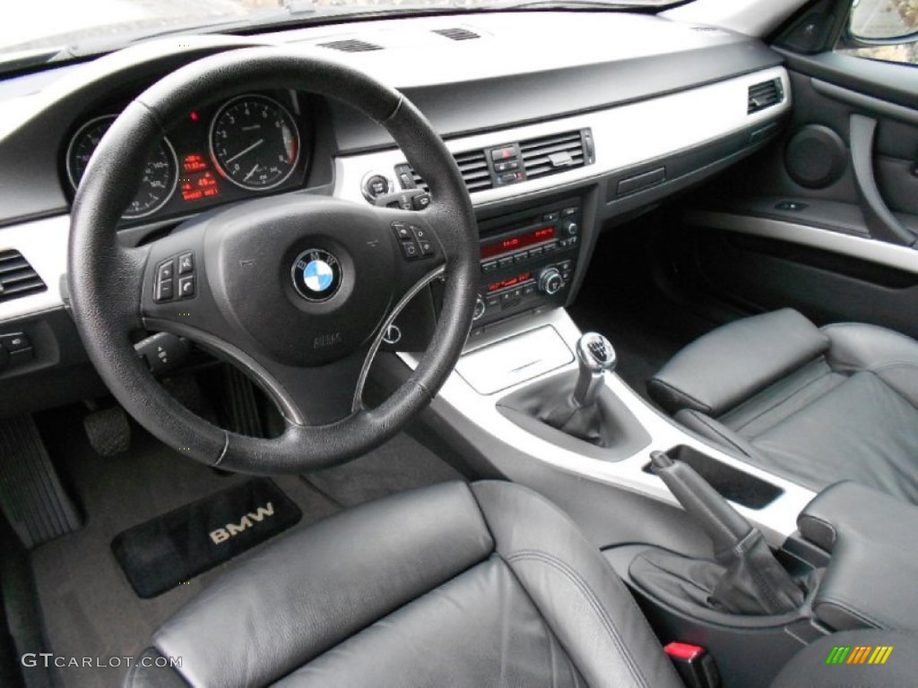 Black Interior 2008 BMW 3 Series 335i Coupe Photo #59487422